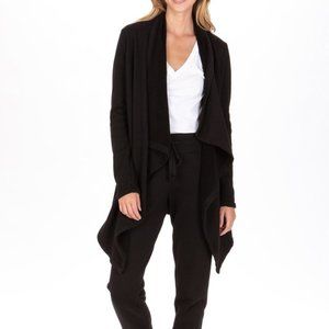 LA Made ARIA ESSENTIAL CARDI size MED Open Long-Sleeve Cardigan